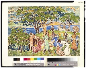 Le pique-nique, vers 1912-15 - Maurice Brazil Prendergast